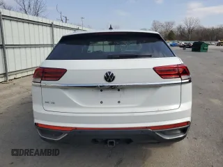 2021 Volkswagen Atlas SE with VIN 1V2JE2CA4MC229791, listed as a Copart auction lot 48929455 with 76,407 mi miles and Salvage title. Bid and sale history available at DreamBid. Image 6.