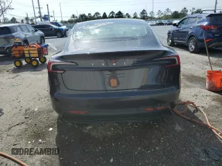 2024 Tesla Model 3 with VIN 5YJ3E1EA8RF868400, listed as a Copart auction lot 51835605 with 2,583 mi miles and Salvage Title. Bid and sale history available at carsss.com. Image 6.