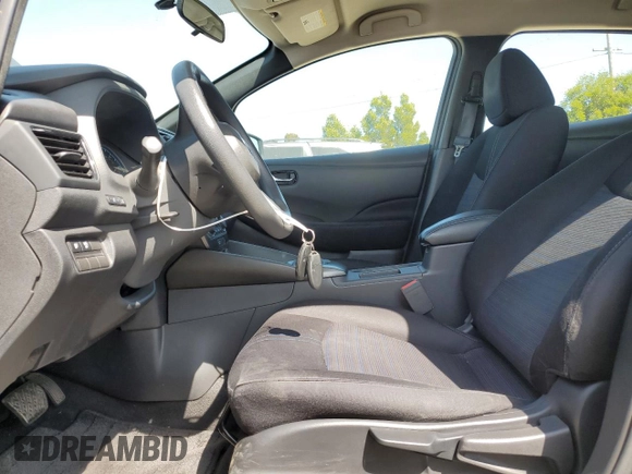 2019 Nissan LEAF SV with VIN 1N4AZ1CPXKC320460, listed as a Copart auction lot 54930505 with 42,450 mi miles and Salvage title. Bid and sale history available at DreamBid. Image 7.