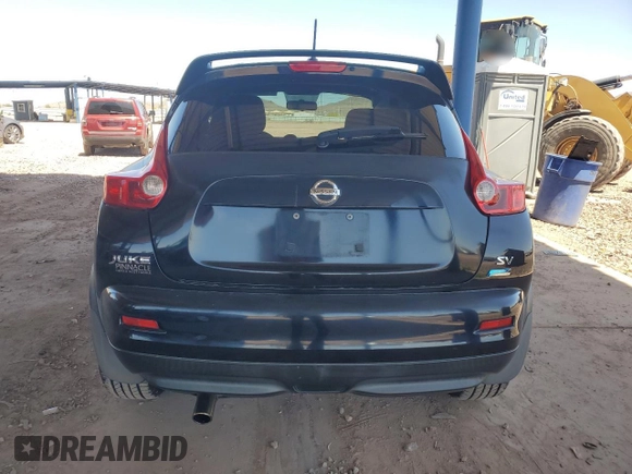 2013 Nissan Juke SV with VIN JN8AF5MR5DT214466, listed as a Copart auction lot 54591425 with 92,734 mi miles and Salvage Title. Bid and sale history available at carsss.com. Image 6.