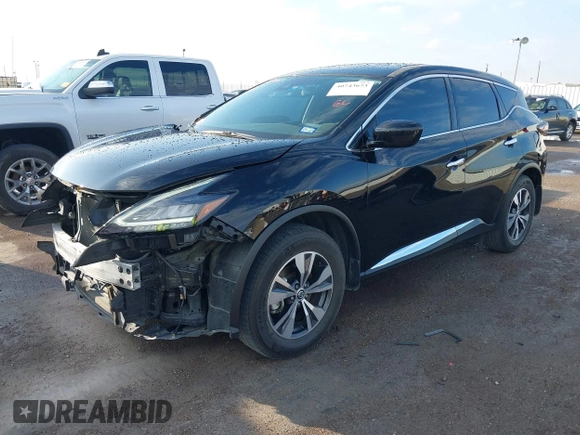 2022 Nissan Murano S with VIN 5N1AZ2AJ4NC114081, listed as a IAAI auction lot 40743673 with 39,124 mi miles and . Bid and sale history available at DreamBid. Image 2.