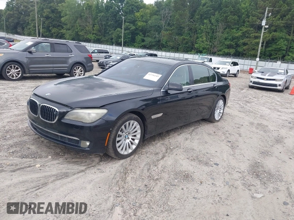 2010 BMW 7 Series 750Li with VIN WBAKB8C54ACY63650, listed as a IAAI auction lot 42756245 with 127,405 mi miles and . Bid and sale history available at DreamBid. Image 2.