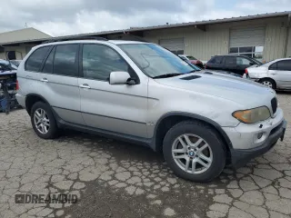 2006 BMW X5 3.0i with VIN 5UXFA13536LY42308, listed as a Copart auction lot 63107674 with 0 mi miles and Salvage Title. Bid and sale history available at carsss.com. Image 4.