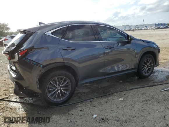 2022 Lexus NX with VIN 2T2GGCEZ3NC002952, listed as a Copart auction lot 52672645 with 47,855 mi miles and Non Repairable. Bid and sale history available at carsss.com. Image 3.
