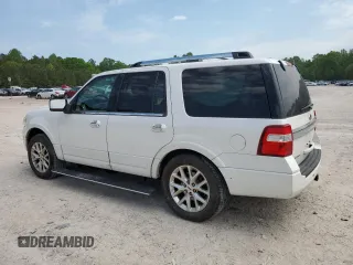 2016 Ford Expedition Limited z VIN 1FMJU1KTXGEF07194, wystawiony jako Copart lot #55064965 z przebiegiem 116 669 mil mil oraz Szkoda całkowita • Salvage title. Historia ofert i sprzedaży dostępna na DreamBid. Obrazek 2.