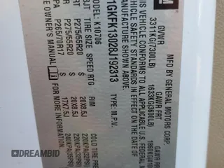 2008 GMC Yukon SLT 4SA z VIN 1GKFK13028J192313, wystawiony jako Copart lot #89207235 z przebiegiem 240 812 mil mil oraz Szkoda całkowita • Salvage title. Historia ofert i sprzedaży dostępna na DreamBid. Obrazek 15.