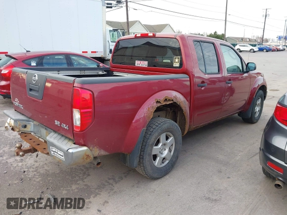 2008 Nissan Frontier SE with VIN 1N6AD07W28C404153, listed as a IAAI auction lot 41962882 with 155,915 mi miles and . Bid and sale history available at DreamBid. Image 4.