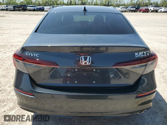 2025 Honda Civic Sport with VIN 2HGFE2F57SH541590, listed as a Copart auction lot 50623345 with 3,333 mi miles and Clean title. Bid and sale history available at DreamBid. Image 6.