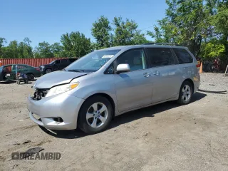 2012 Toyota Sienna LE AAS with VIN 5TDKK3DC6CS250322, listed as a Copart auction lot 58992095 with 231,301 mi miles and Salvage title. Bid and sale history available at DreamBid. Image 1.