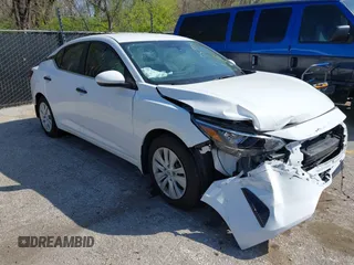 2025 Nissan Sentra S z VIN 3N1AB8BV0SY221759, wystawiony jako IAAI lot #41959200 z przebiegiem 8153 mil mil oraz . Historia ofert i sprzedaży dostępna na DreamBid. Obrazek 1.