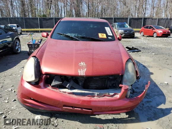 2003 Infiniti G35 w/Leather with VIN JNKCV51E03M335812, listed as a Copart auction lot 49454515 with Not Provided miles and Salvage Title. Bid and sale history available at carsss.com. Image 5.