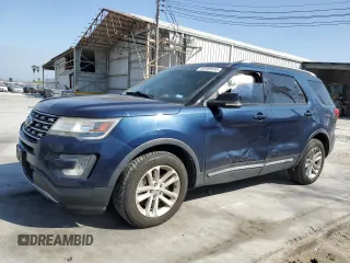 2017 Ford Explorer XLT with VIN 1FM5K7D81HGD39924, listed as a Copart auction lot 49189455 with 145,920 mi miles and Salvage Title. Bid and sale history available at DreamBid. Image 1.
