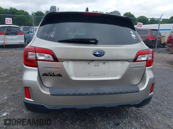 2016 Subaru Outback Premium with VIN 4S4BSACC8G3310531, listed as a IAAI auction lot 42682347 with 63,619 mi miles and . Bid and sale history available at DreamBid. Image 15.