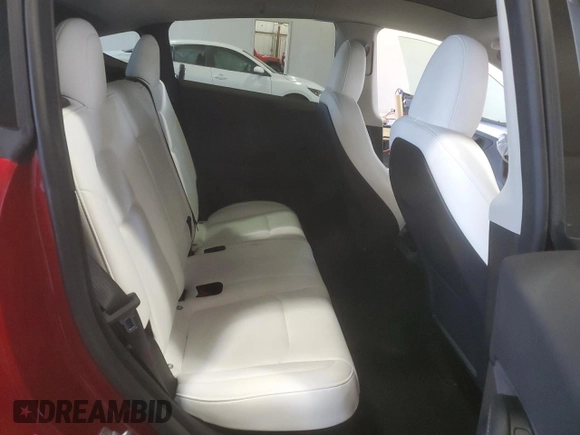2024 Tesla Model Y Long Range with VIN 7SAYGDEE6RF995069, listed as a Copart auction lot 57085405 with 22,302 mi miles and Salvage title. Bid and sale history available at DreamBid. Image 10.