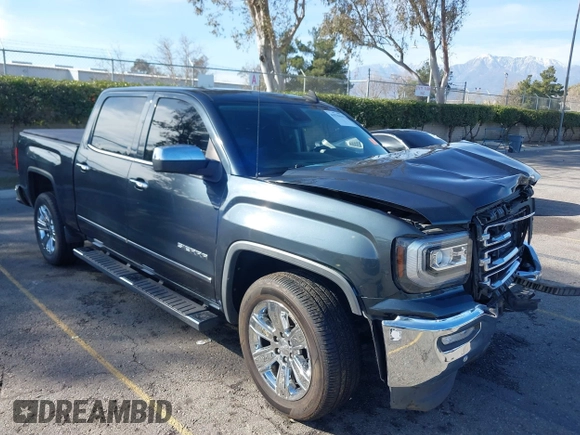 2018 GMC Sierra 1500 with VIN 3GTU1NEC7JG257796, listed as a IAAI auction lot 41570419 with 92,186 mi miles and . Bid and sale history available at DreamBid. Image 1.