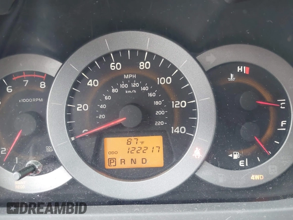 2012 Toyota RAV4 with VIN 2T3BF4DV3CW259988, listed as a IAAI auction lot 42728033 with 122,217 mi miles and . Bid and sale history available at DreamBid. Image 7.