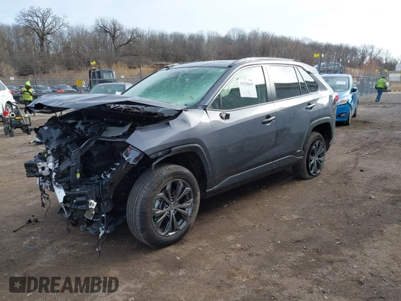 2024 Toyota RAV4 Hybrid XLE Premium with VIN JTMB6RFV8RD151477, listed as a IAAI auction lot 41538619 with 2,294 mi miles. Bid and sale history available at carsss.com. Image 17.