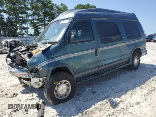 1997 Ford Econoline Commercial with VIN 1FDEE1466VHB91990, listed as a Copart auction lot 63201564 with 216,793 mi miles and Salvage Title. Bid and sale history available at carsss.com. Image 1.