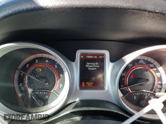 2017 Dodge Journey GT with VIN 3C4PDDEG6HT567103, listed as a Copart auction lot 47988845 with 103,831 mi miles and Clean Title. Bid and sale history available at DreamBid. Image 9.