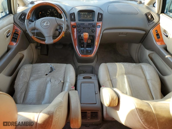 2003 Lexus RX 300 with VIN JTJGF10U930156030, listed as a Copart auction lot 82527464 with 323,216 mi miles and Salvage Title. Bid and sale history available at carsss.com. Image 8.