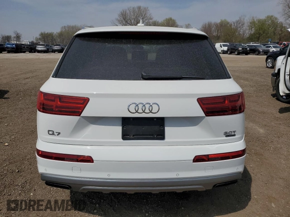 2018 Audi Q7 Premium Plus z VIN WA1LAAF76JD022822, wystawiony jako Copart lot #52515905 z przebiegiem 84 277 mil mil oraz Szkoda całkowita • Salvage title. Historia ofert i sprzedaży dostępna na DreamBid. Obrazek 6.