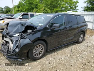 2021 Toyota Sienna LE z VIN 5TDKRKEC5MS051249, wystawiony jako Copart lot #60437595 z przebiegiem 62 637 mil mil oraz Szkoda całkowita • Salvage title. Historia ofert i sprzedaży dostępna na DreamBid. Obrazek 1.