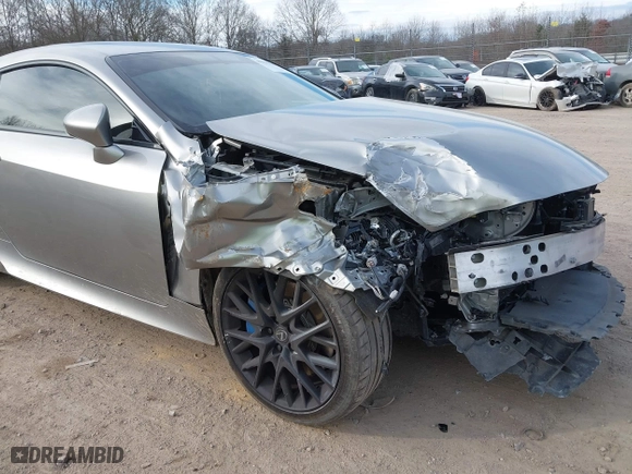 2017 Lexus RC with VIN JTHHE5BC3H5016957, listed as a IAAI auction lot 41190649 with 71,401 mi miles. Bid and sale history available at carsss.com. Image 6.