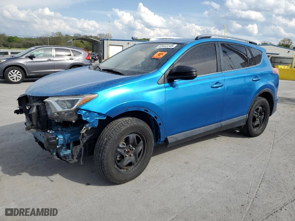 2018 Toyota RAV4 LE with VIN JTMZFREV0JJ174791, listed as a Copart auction lot 52642245 with 0 mi miles and Salvage Title. Bid and sale history available at carsss.com. Image 1.