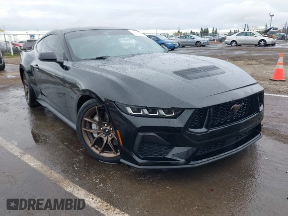 2024 Ford Mustang GT with VIN 1FA6P8CF5R5417110, listed as a IAAI auction lot 41975813 with 5,487 mi miles and . Bid and sale history available at DreamBid. Image 1.