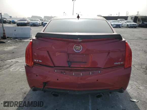 2013 Cadillac ATS Premium with VIN 1G6AF5SX5D0137390, listed as a Copart auction lot 83096434 with 115,052 mi miles and Salvage Title. Bid and sale history available at carsss.com. Image 6.
