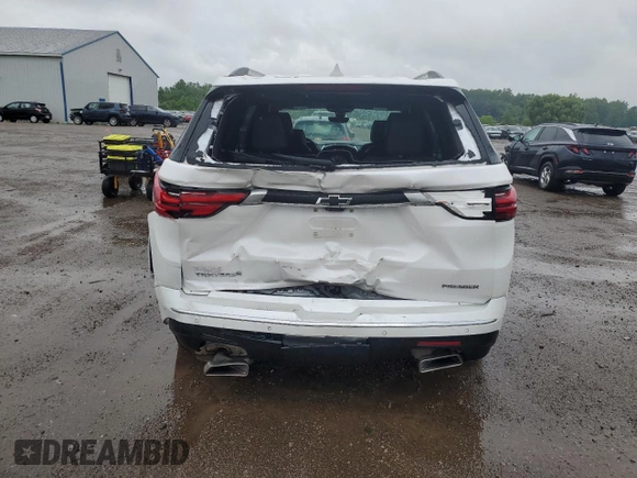 2022 Chevrolet Traverse Premier with VIN 1GNERKKW6NJ139552, listed as a Copart auction lot 61060075 with 41,818 mi miles and Salvage title. Bid and sale history available at DreamBid. Image 6.