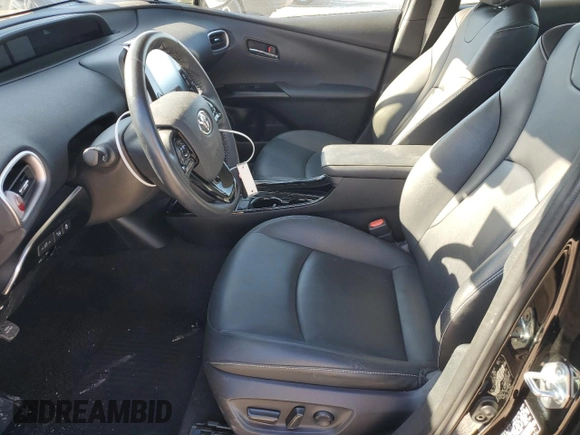 2021 Toyota Prius LE with VIN JTDKAMFP0M3193904, listed as a Copart auction lot 89310885 with 54,068 mi miles and Clean Title. Bid and sale history available at DreamBid. Image 7.