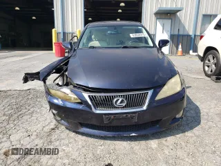 2009 Lexus IS 250 with VIN JTHCK262X92029131, listed as a Copart auction lot 63858915 with 129,451 mi miles and Salvage title. Bid and sale history available at DreamBid. Image 5.