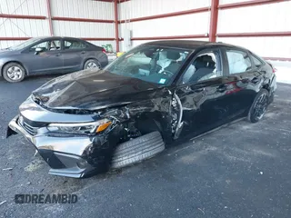 2023 Honda Civic Sedan Sport with VIN 2HGFE2F50PH545486, listed as a IAAI auction lot 40787807 with 2,220 mi miles. Bid and sale history available at carsss.com. Image 2.