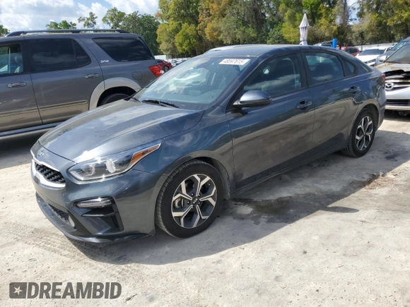 2021 Kia Forte LXS with VIN 3KPF24AD1ME319501, listed as a Copart auction lot 48597615 with 85,541 mi miles and Salvage Title. Bid and sale history available at carsss.com. Image 1.