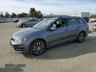 2016 Volkswagen Golf SportWagen TSI S with VIN 3VWC17AU2GM518474, listed as a Copart auction lot 46918065 with 63,374 mi miles and Salvage Title. Bid and sale history available at carsss.com. Image 1.