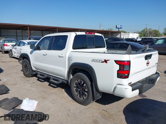 2022 Nissan Frontier SV with VIN 1N6ED1EJ2NN685935, listed as a IAAI auction lot 41859677 with 33,153 mi miles and . Bid and sale history available at DreamBid. Image 3.