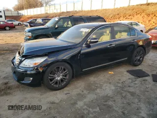 2010 Hyundai Genesis with VIN KMHGC4DF6AU072614, listed as a Copart auction lot 84869494 with 201,605 mi miles and Salvage Title. Bid and sale history available at carsss.com. Image 1.
