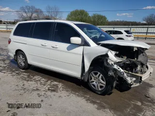 2007 Honda Odyssey EX-L with VIN 5FNRL38677B420231, listed as a Copart auction lot 50798615 with 0 mi miles and Salvage Title. Bid and sale history available at carsss.com. Image 4.