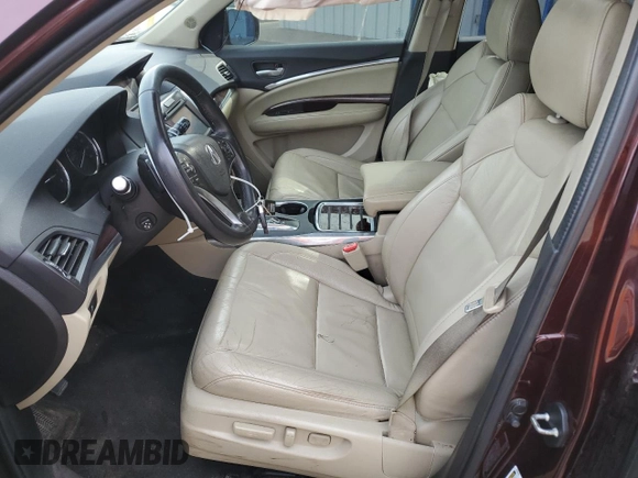 2016 Acura MDX w/Tech with VIN 5FRYD4H40GB044046, listed as a Copart auction lot 54181475 with 167,682 mi miles and Salvage Title. Bid and sale history available at carsss.com. Image 7.