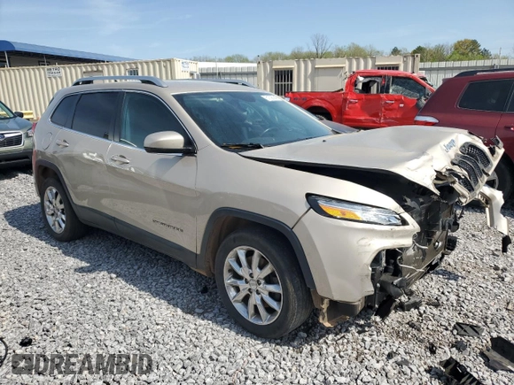 2014 Jeep Cherokee Limited with VIN 1C4PJLDS6EW279919, listed as a Copart auction lot 51326945 with 165,454 mi miles and Salvage title. Bid and sale history available at DreamBid. Image 4.