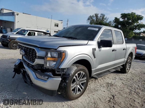 2023 Ford F-150 XL with VIN 1FTFW1E50PKE73902, listed as a Copart auction lot 84644254 with 17,426 mi miles and Non Repairable. Bid and sale history available at carsss.com. Image 1.