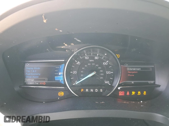 2017 Ford Explorer XLT with VIN 1FM5K7D82HGB87829, listed as a Copart auction lot 56467865 with 133,683 mi miles and Salvage title. Bid and sale history available at DreamBid. Image 9.