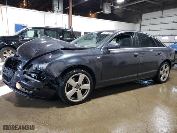2008 Audi A6 with VIN WAUDH74F68N060166, listed as a Copart auction lot 43344765 with 0 miles and Clean Title. Bid and sale history available at carsss.com. Image 1.