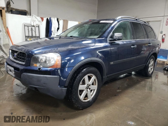 2004 Volvo XC90 with VIN YV1CZ59H941063651, listed as a Copart auction lot 41384885 with 141,985 mi miles and Salvage Title. Bid and sale history available at carsss.com. Image 1.