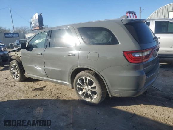 2020 Dodge Durango R/T with VIN 1C4SDHCT8LC154816, listed as a Copart auction lot 81788494 with 112,833 mi miles and Salvage title. Bid and sale history available at DreamBid. Image 2.
