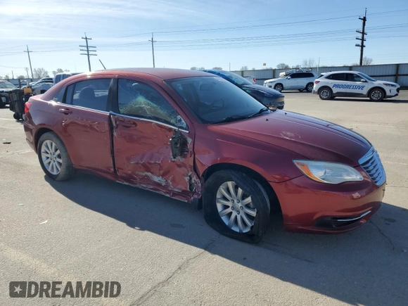 2012 Chrysler 200 Touring with VIN 1C3CCBBB6CN144226, listed as a Copart auction lot 46870135 with 31,884 mi miles and Salvage Title. Bid and sale history available at carsss.com. Image 4.