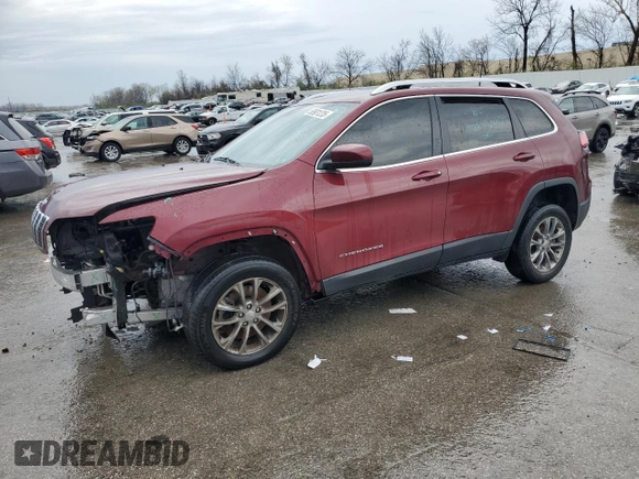 2019 Jeep Cherokee Latitude Plus z VIN 1C4PJLLB9KD454527, wystawiony jako Copart lot #50931235 z przebiegiem 108 543 mil mil oraz Szkoda całkowita • Salvage title. Historia ofert i sprzedaży dostępna na DreamBid. Obrazek 1.