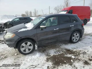 2009 Acura RDX with VIN 5J8TB18219A800544, listed as a Copart auction lot 47539815 with 190,446 mi miles and Salvage Title. Bid and sale history available at carsss.com. Image 1.