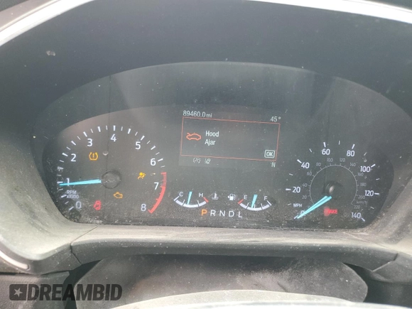 2020 Ford Escape SEL with VIN 1FMCU0H62LUB18280, listed as a Copart auction lot 53116495 with 89,460 mi miles and Salvage Title. Bid and sale history available at carsss.com. Image 9.
